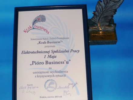 Przyznanie Pióra Business'u 2013