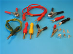 Wyroby elektrotechniczne, krokodylki, przewody, szczęki